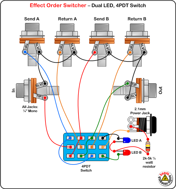 Effect Order Switcher Wiring Diagram