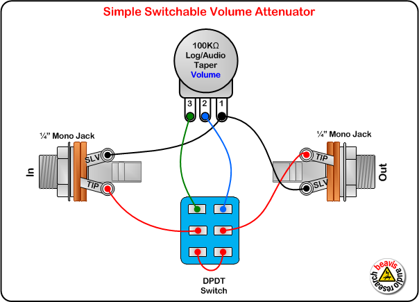 Switchable Volume Attenuator Wiring Diagram